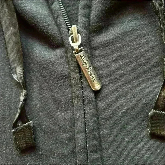 Harley Davidson Motorcycles Y2K Red Sequin Jacket - Picture 6 of 12